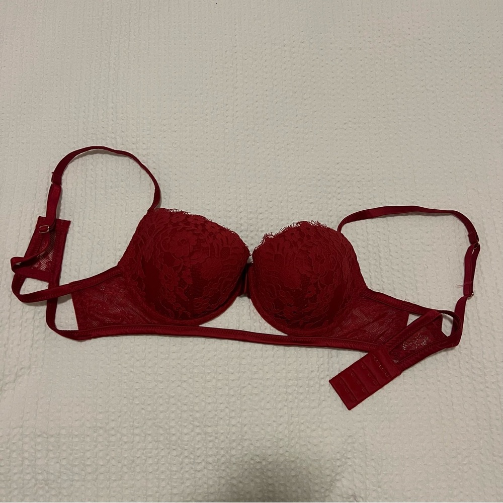 Intimissimi Red Balconette Bra